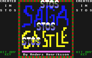 Saga Castle atari screenshot